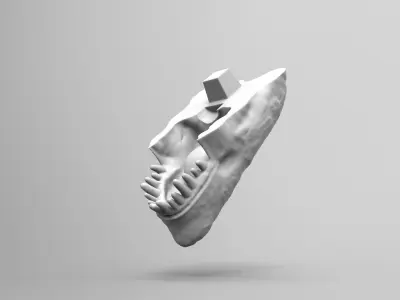 Alien Xenomorph Head Inner Mouth Inside Accessory   3D print model purchase