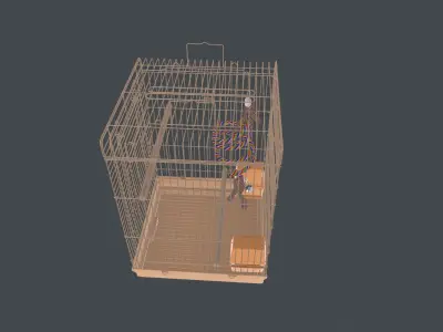 Bird Cage 3D model get