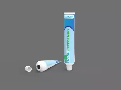 collapsible tube 3D model