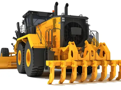 Motor Grader 3D model
