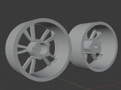 FPV twist style rims 3D print model