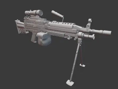 M249 Gun 3D model