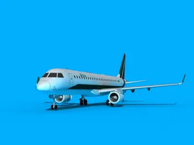 Embraer Emb-190 Alitalia 3D model