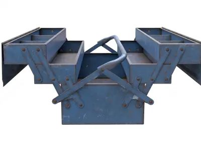 Toolbox Low-poly 3D model order