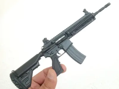 HK 416 ASSAULT RIFLE MINIATURE TOY AND DECOR 3D model