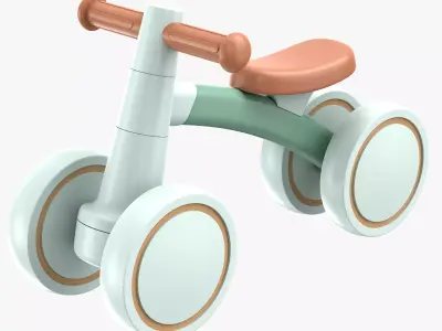 Baby Balance Bike 3D model purchase