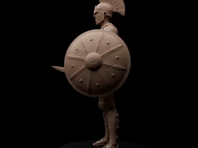 Spartan Hoplite 3D model