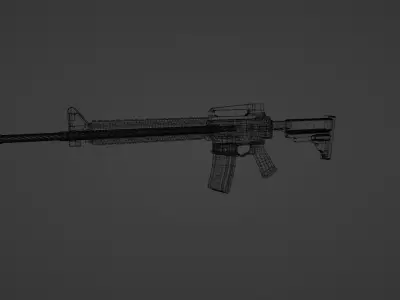 AR-15 3D model purchase