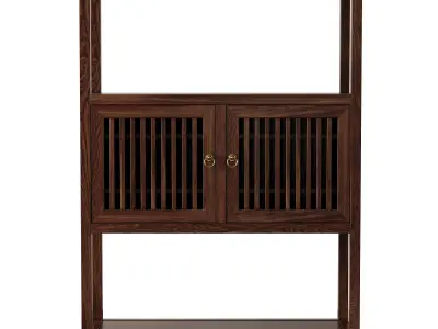 Chinese Antique Cabinet 180 3D model