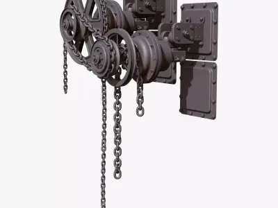 Chain Drive Wall Assembly M1 3D model