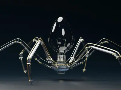 Spider - bulb 3D model
