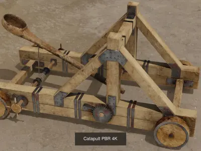 Catapult 3D models 3D Model Pack