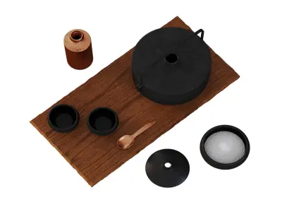 Tea Set 1 3D model