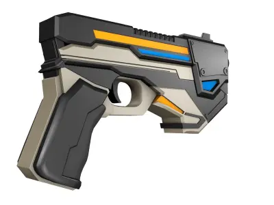 Sci Fi Gun 3D model get