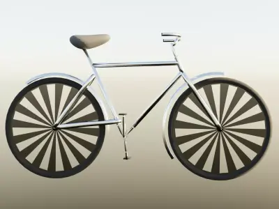 cycle vintage bicycle 3D model