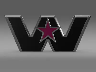Western Star Logo 3D model