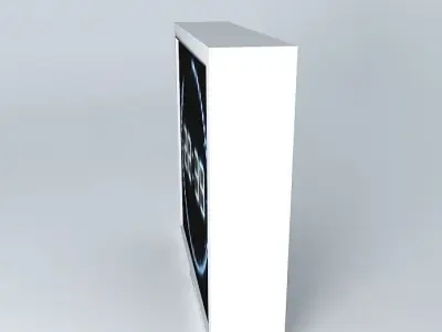 Karlsson Wall Clock - LED The Time Roll Free 3D model