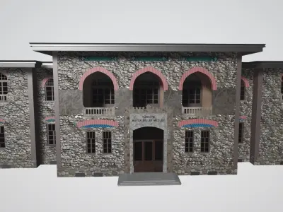 Grand National  Turkey  Assembly Second Building 3D model