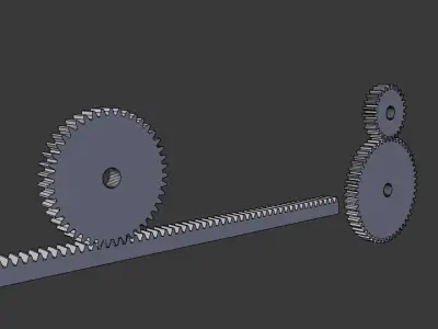 Gears Collection set of 3D model