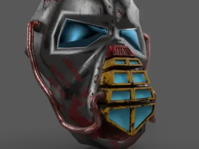 Immortal Mask Low-poly 3D model