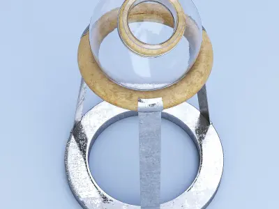 Glass Decanter 3D model