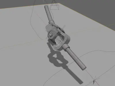 Cardan shaft 3D model