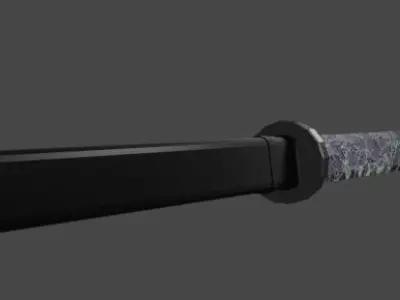 5 Different Types Of Katana Free low-poly 3D model