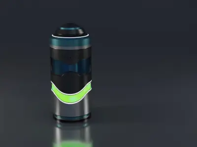 Sci-Fi Mini Capsule-1 Low-poly 3D model
