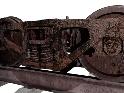 Train Wheel 3D model purchase