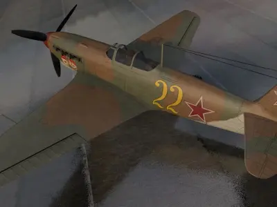 yakovlev yak-9d 3D model by chipbasschao