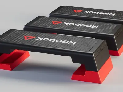 Reebok Aerobic Step PBR Low-poly 3D model