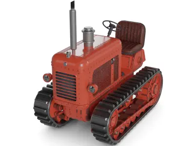 Snow Tractor 3D model