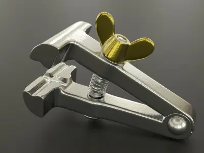 Hand vise 3D model buy