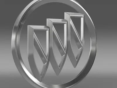 Buick logo 3D model purchase