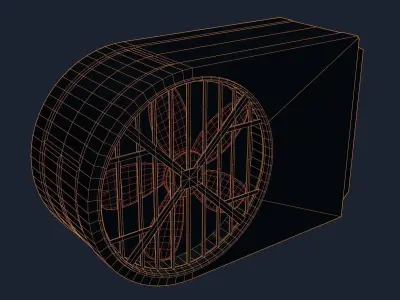 Air Conditioner Unit and Refrigeration Machine Game Ready Low-poly 3D model purchase