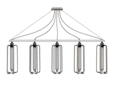 Farriers Cage Five Bar Long 3D model