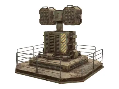 Dirty Turret-1-V2 3D model