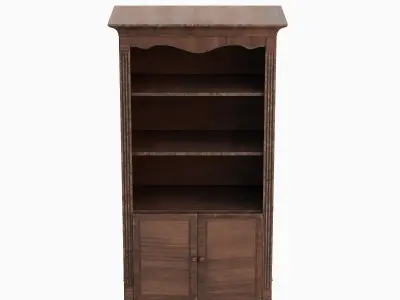 Antique Cupboard 01 Low-poly 3D model