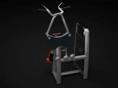 Vertical Traction Machine 3D model
