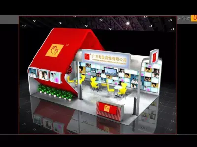 Exhibition - Area -6X9-3DMAX2009-036 3D model