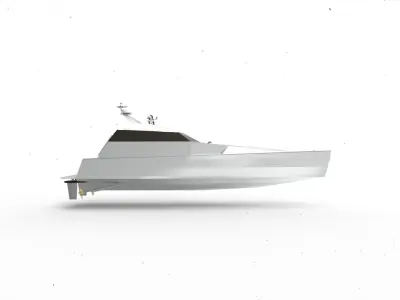 Fast Patrol  Boat  thunderchild 3D model