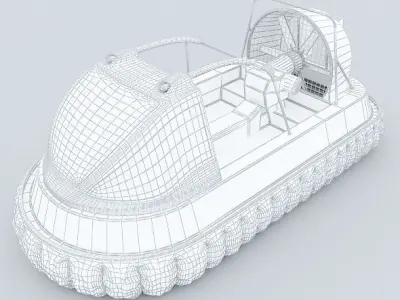 Turbo speed Boat 3D model