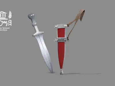 Praetorian Soldiers Knife 3D model