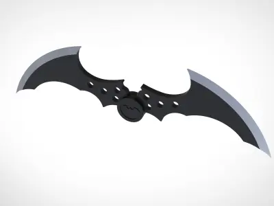 Batarang from the Video Game Batman Arkham City 3D print model