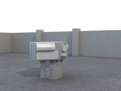 SLQ-32 Radar 3D model