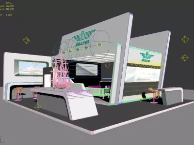 Exhibition - Area - 9X9-3DMAX2009-05 3D model