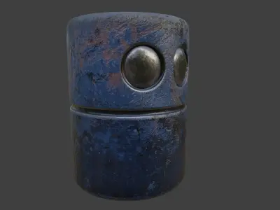 Different Cylinder  Free low-poly 3D model