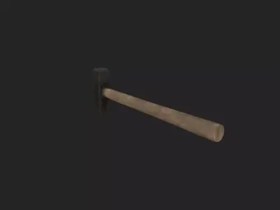 hammer 3D Model 001 Low-poly 3D model