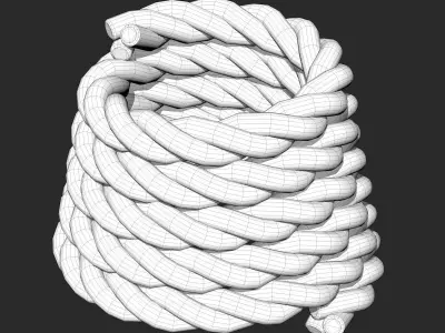 Thick Rope 3D model