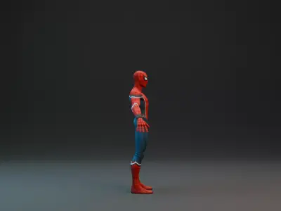 Spiderman  Low-poly 3D model